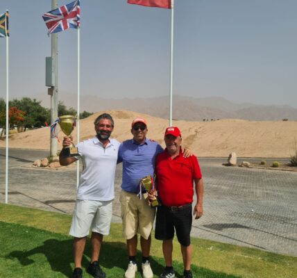 اللبنانيان الزين وأبو سرحال أول وثالث بطولة الأردن في الغولف وفق نظام ” ستايبلفورد “